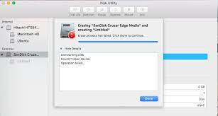 Make sure to find the correct device on the bottom panel. Disk Utility Won T Erase My Usb Flash Drive Couldn T Open Device Ask Different
