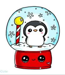 Pin By Zoe Maayan On Pictează Cute Kawaii Drawings Easy Christmas Drawings Kawaii Doodles