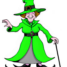 Irish Witch Clip Art · Creative Fabrica