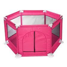 Playpen For Baby Pet Pet Playpen Exercise Cage Deluxe Extra Large Kids 6 Panel Portable Play Yard Indoor And Outdoor Playpen Fence With Playmat And Breathable Mesh Walmart Com