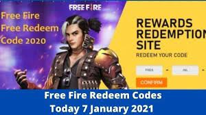 Free Fire Redeem Codes Today 7 January 2021 Prepareexams In 2021 Redeemed Coding Break Dance