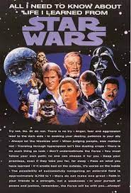 All You Need To Know About Life You Can Learn From This Great Star Wars Poster Includes Quotes Do Star Wars Movies Posters Star Wars Poster Star Wars Movie