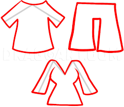 Originalme2 holly molly macrovector free. How To Draw Clothes For Kids Step By Step Drawing Guide By Dawn Dragoart Com