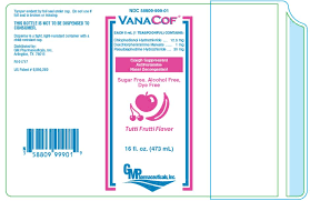 Vanacof Liquid Gm Pharmaceuticals Inc