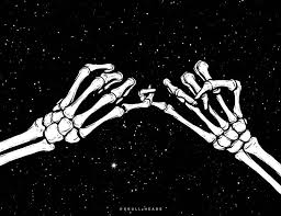 Share the best gifs now >>>. Gerrel Saunders Skull Heads Instagram Photos And Videos Pinky Promise Tattoo Pinky Promise Skeleton Art
