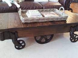 Each cart is a vintage original, with variations in distressing, cracks, finish and wheel construction; 34 Factory Carts Ideas Factory Cart Cart Coffee Table Coffee Table