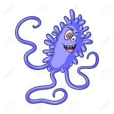 Vettoriale - Icona Di Virus Viola Nello Stile Del Fumetto Isolato Su Priorità Bassa Bianca. Illustrazione Di Stock Di Simbolo Di Batteri E Virus. Image 73359698.