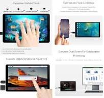 Amazon.com: 7inch Capacitive Touch Display, Wide Color Gamut ...