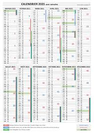 Cliquez simplement sur l'activité dans le calendrier (du 19 au 31 mars 2021) et vous aurez toutes les informations nécessaires. Numero De Semaine 2021 2022 2023 Liste Dates Calendrier