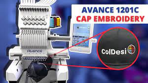 Avance 1201c How To Embroider A Cap Youtube