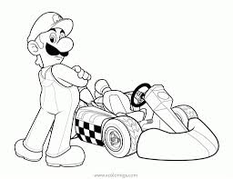 A wide variety of race car coloring pages is available online … Mario Kart Coloring Pages Mario And Race Car Xcolorings Com
