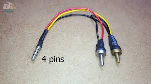 Moving on what we need to do first is gauge size. Connect 3 5 Mm Headphone 4 Pins To Stereo Audio Jack Mobile To Woofer System Connector Cable Youtube
