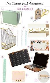 Tuesday Ten The Chicest Desk Decor Desk Decor Cubicle Decor Home Office Space