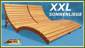 In dieser anleitung zeigen wir dir schritt für schritt, wie du eine. Klappbare Xxl Sonnenliege Aus Holz Bauen Gartenmobel Selber Bauen Franks Shed Diy Youtube