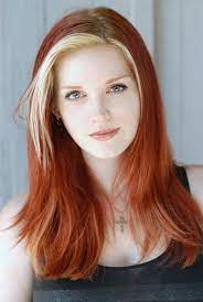 Red Hair Colors Come In So Many Shades Ranging From Light Strawberry To Rich Violet From Rich Coppery Tone Red Blonde Hair White Streak In Hair Red Hair Woman