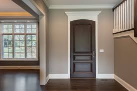 No matter the quality of your paint, the best possible finish will only happen with the best preparation. Mahogany Single Front Entry Door In Dark Brown Finish Door Gallery In Stock And Custom Doors Pivot Doors Wine Cellar Doors Solid Wood Euro Technology Paint Grade Mdf