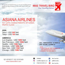 Promo Asiana Masih Sampai Akhir Bulan Maret Nih Travelers Booking Sekarang Dengan Gambar Dunia Jenis
