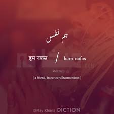 Hum Nafas Means Maykhana Urdu Words With Meaning Urdu Words Hindi Words
