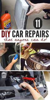 11 Easy Car Repairs You Can Totally Do Yourself Diy Car Auto Repair Car Hacks