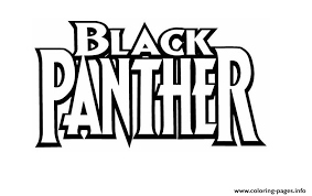 Everyone likes superhero characters including children. Black Panther Superhero Logo Coloring Pages Printable