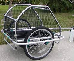 My First Bicycle Cargo Trailer Note The Zip Ties What Is The Netting Does Anyone Know Bicycle Trailer Bicycle Cargo Trailer Bike Trailer