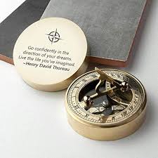 Enjoy reading and share 580 famous quotes about compass with everyone. Amazon Com Henry David Thoreau Quote Brass Compass Gift For Him Her On Graduation Day Confirmation Day Handmade