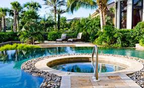 Seasonal landscaping design in pots. 15 Pool Landscape Design Ideas Home Design Lover