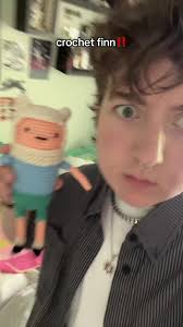 hell yeah crochet adventure time finn the human from adventure time made of  crochet #fruity #trans #crochet #finn #finnthehuman #crochetideas  #adventuretime #at #adventuretimeart #adventuretimejake ...