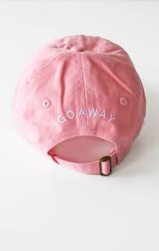 Go Away Cap Pink Cute Hats Dad Hats Cap