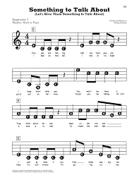 Sparlare, algo de qué hablar, something to talk about, el poder del amor, elsk meg eller stikk. Something To Talk About Let S Give Them Something To Talk About Sheet Music Bonnie Raitt E Z Play Today