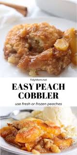 Easy Peach Cobbler Recipe In 2020 Peach Dessert Recipes Peach Cobbler Recipe Cobbler Recipes