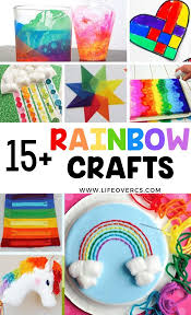 15 Rainbow Crafts To Brighten Up Your Home This Spring Rainbow Crafts Rainbow Project Rainbow Activities