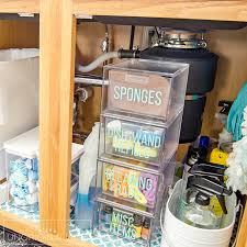 under the sink organization: before and