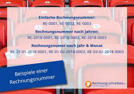 Es besteht auch die gefahr, dass wichtige informationen verloren gehen, wenn die übersicht fehlt. Fortlaufende Rechnungsnummer Erstellen Vergeben Beispiel
