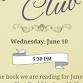 Summer Book Club - June Date