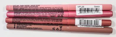 These are new matte drugstore. Warpaint And Unicorns Nyx Retractable Lip Liner In Pinky Beige Peony Nectar Vanilla Sky Swatches Review