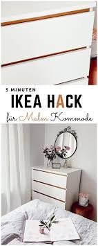 Diy Der Einfachste Ikea Hack Fur Malm Kommode Mit Einem Hauch Glamour Unalife Malm Kommode Ikea Do It Yourself Mobel