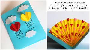Believe me!watch the complete step by step tutorial on how to make this easy pop up birthday greeting card and in just a few simple steps you will have a lovely handmade gift for the birthday of your loved one! Easy Pop Up Card Heart Handmade Cards Mothers Day Card Valentines Day Card Birthday Car Birthday Cards Diy Cards Handmade Christmas Cards Handmade Easy