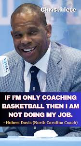 North Carolina Coach Hubert Davis said Jesus allowed him to be in his  position so he can be the light. He added “If I’m only coaching basketball,  then I’m not doing my job.” AMEN!, #fyp #christian ...