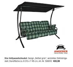 Hochwertige gartenbank mit stauraum (truhenbank garten) vom markenhersteller keter. Star Hollywoodschaukel Angebot Bei Obi