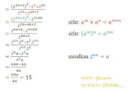 Ada contoh soal latihan logaritma yang bisa kamu pada pembahasan kali ini, kita akan mempelajari logaritma yang merupakan kebalikan dari eksponen. Soal Dan Pembahasan Matematika Bentuk Pangkat Dan Akar 6 10 Istana Mengajar
