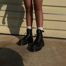 Dr Martens Jadon Platform 8 Eye Boot Boots Doc Martens Outfit Doc Martens