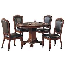 The dining table top is really attractive, as is the poker side, but note that the removable table top is relatively heavy and should only be moved by two adults. Convertible Poker Dining Tables Americana Poker Tables