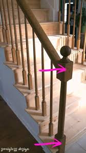 You need to be very careful though, because if the. Staircase Remodel Prep Removing Railing And Filling Holes