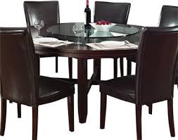 Steve Silver Hartford 72 Inch Round Dining Table In Dark Oak Transitional Dining Tables 72 Inch Round Dining Table Transitional Dining Tables Dining Table