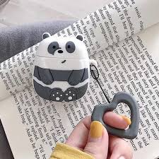We Bare Bears Panda Premium Airpods Case Shock Proof Cover Cute Ipod Cases Airpod Case Earphone Case