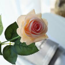 This selection of unique floral wedding centerpieces from the frugal flower makes it easy to find the inspiration you need for flowers that are perfectly suited to your event. Yellow Champagne Real Touch Latex Roses Wedding Flowers Diy Silk Bridal Bouquets Wedding Centerpieces Home Living Plants Fontane Physio De