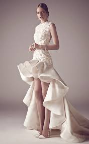 Short Sassy Wedding Dresses Wedding Dress Couture Evening Dresses Couture Wedding