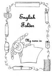 All you need to do is to upload your image with the form below, and it will be automatically and almost instantly into shapes that can be colored. Cover For The English Portfolio Folder Esl Worksheet By Lurditas