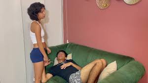 Juliana Palvin - Hot Stepbrother Convinces his Stepsister to have Sex for  the first T